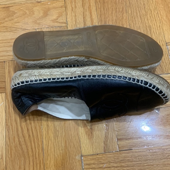 CHANEL lambskin espadril, size 35. - Picture 2 of 9